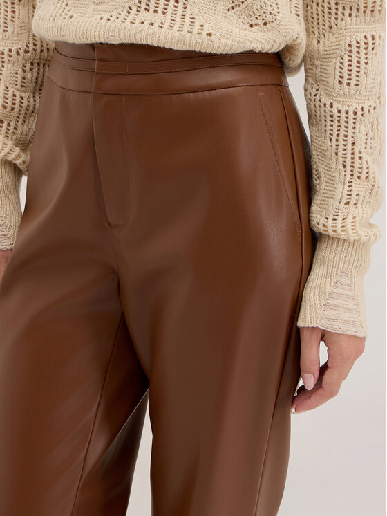 Motivi Motivi Pantaloni di tessuto P03UQ004780N022 Marrone Regular Fit