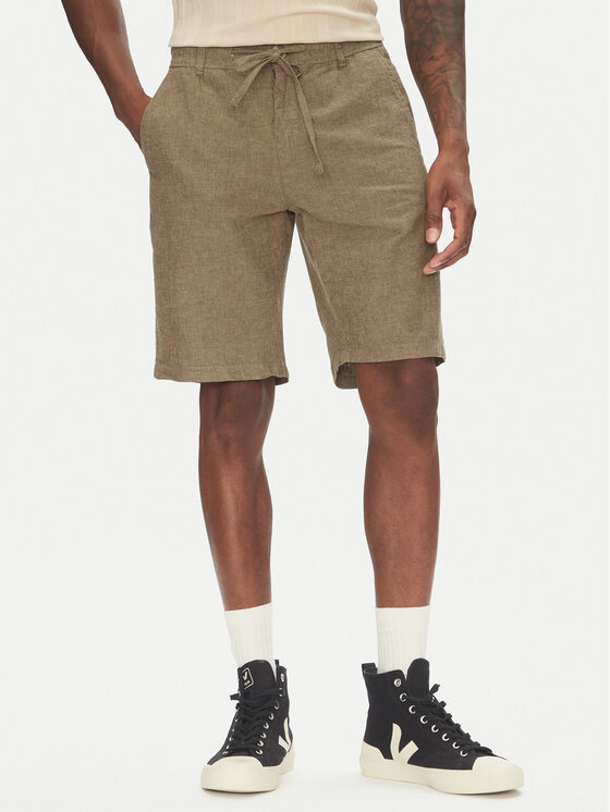 Lindbergh Lindbergh Szövet rövidnadrág 30-508003 Bézs Relaxed Fit