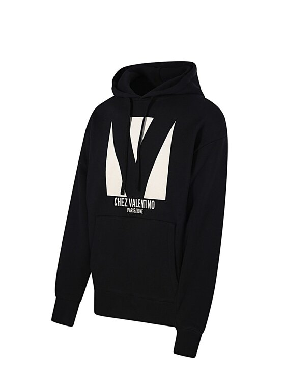 Valentino Valentino Felpa 6V3MF28 Nero Regular Fit