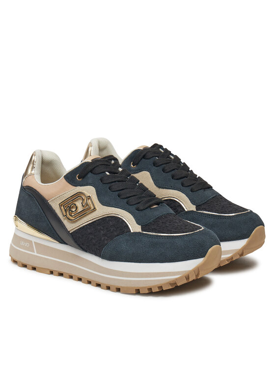 Liu Jo Liu Jo Sneakersy Maxi Wonder 73 BA5015 PX542 Černá