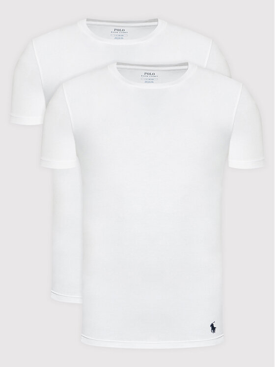 Polo Ralph Lauren 2-dielna súprava tričiek Core Replen 714835960002 Biela Slim Fit