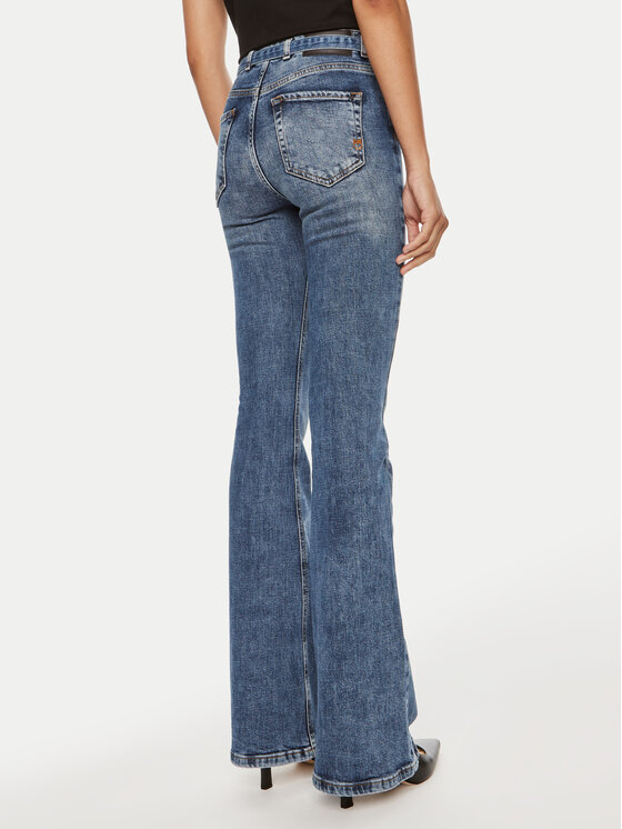 PINKO Pinko Jeans Flora 100166 A22I Dunkelblau Flare Fit