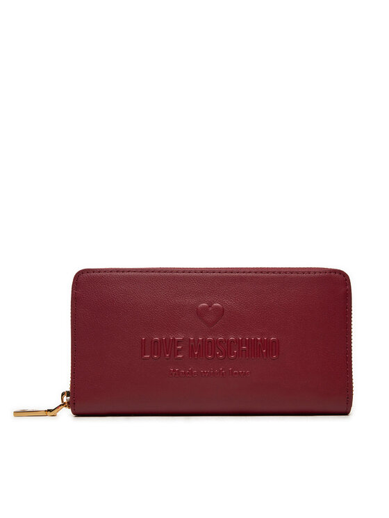 LOVE MOSCHINO Liels sieviešu maks JC5629PP1LL1055A Bordo