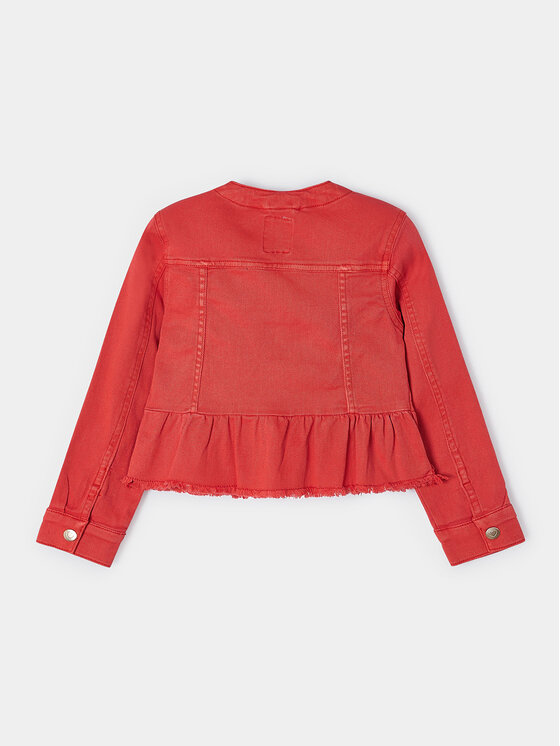 Mayoral Mayoral Jeansjacke 3473 Rot Regular Fit