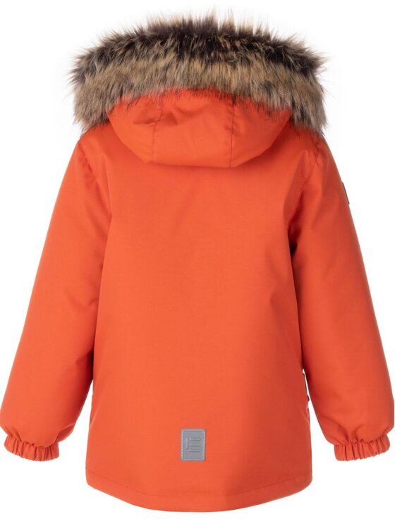 Lenne Lenne Kurtka anorak 23342-457 Pomarańczowy Basic Fit