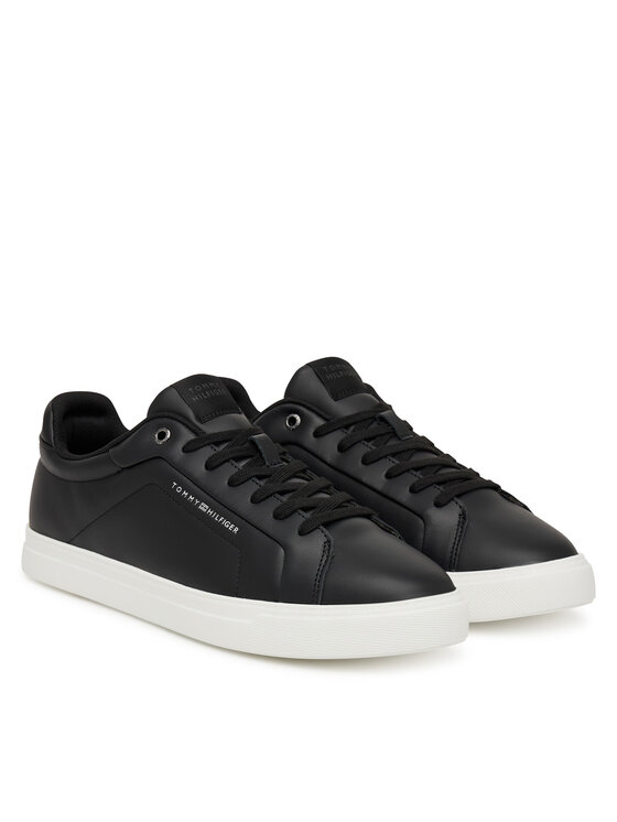 Tommy Hilfiger Tommy Hilfiger Sportcipők Icon Court Light Premium FM0FM05837 Fekete