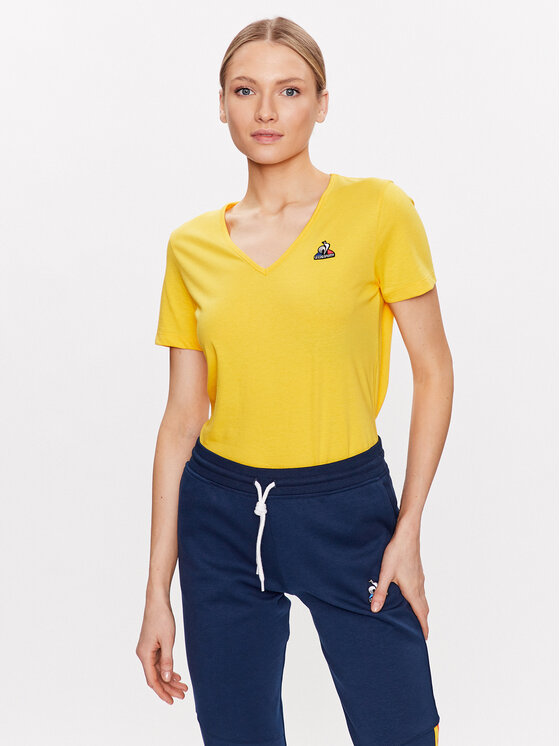 Le Coq Sportif Tricou 2310427 Galben Regular Fit