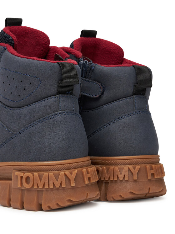 Tommy Hilfiger Tommy Hilfiger Trzewiki T3X5-34129-1696 S Granatowy