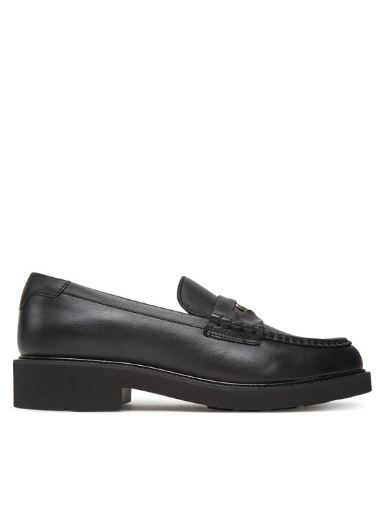 Tommy Hilfiger Tommy Hilfiger Mocasini Crest Squarish Toe Penny Loafer FW0FW08633 Negru