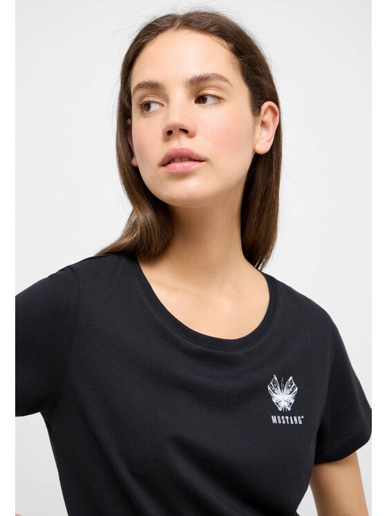 Mustang Mustang T-shirt Alma Nero Regular Fit