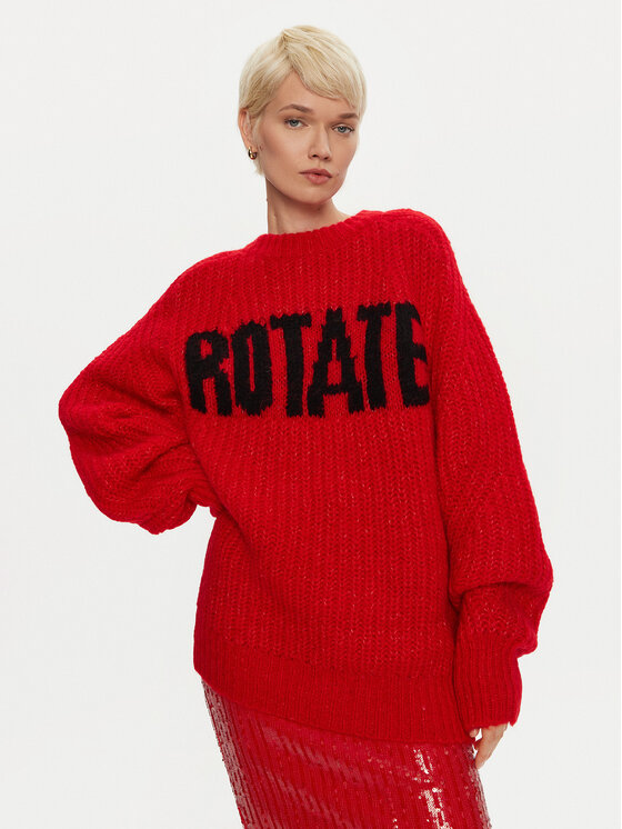 Pullover ROTATE, Größe 34 Rot Brandy 1137491292