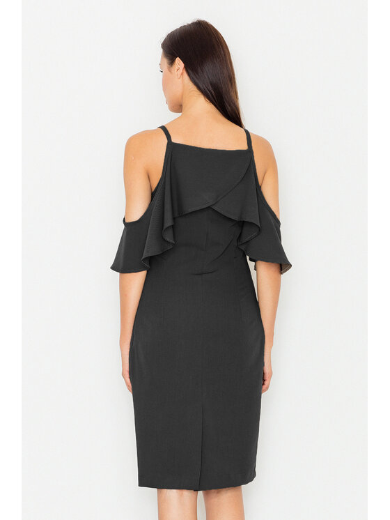 FIGL FIGL Šaty M478 Černá Regular Fit