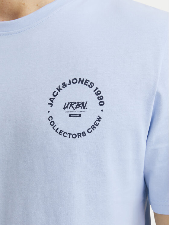 Jack & Jones Jack & Jones Majica Simon 12269280 Svetlo modra Standard Fit