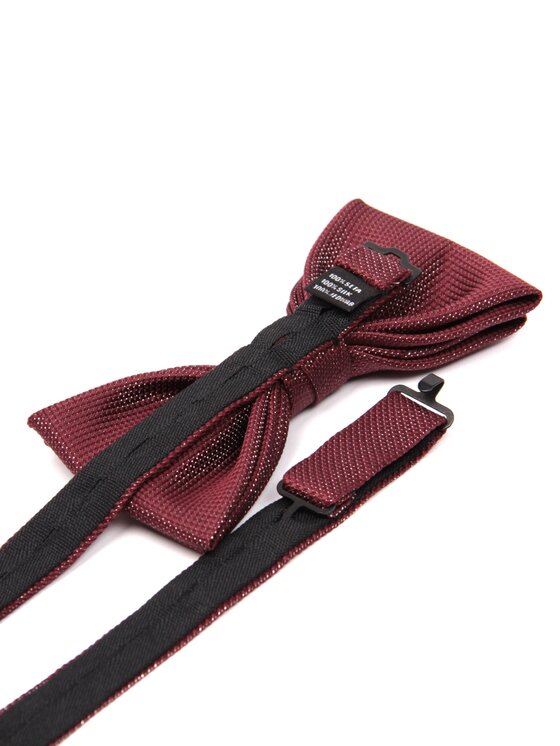 ELSNER ELSNER Παπιγιόν BUTTERFLY Z JEDWABNEGO ŻAKARDU A5067 Μπορντό