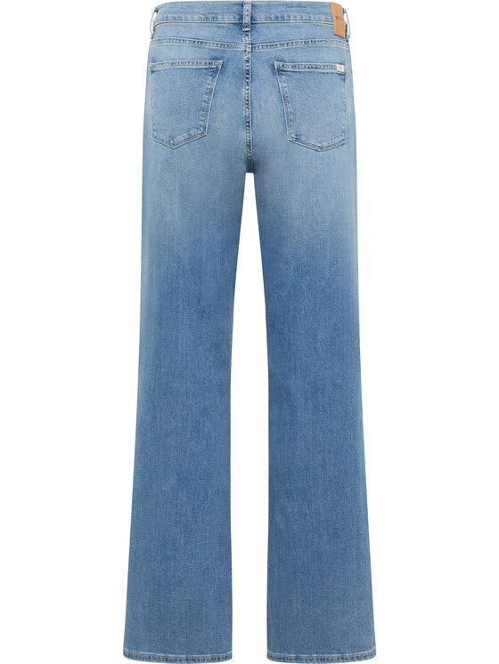 Mustang Mustang Jeansy Style Madison Wide Niebieski Wide Fit