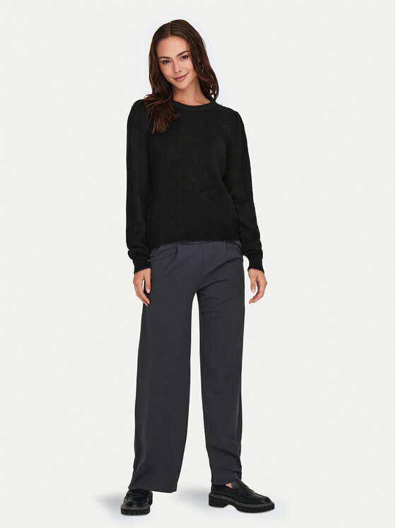 JDY JDY Пуловер Elanora 15328345 Черен Regular Fit