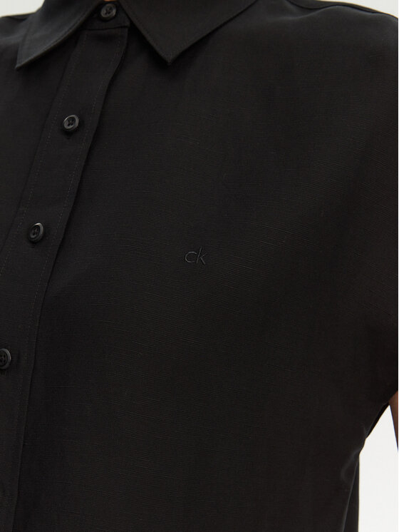 Calvin Klein Calvin Klein Hemd K20K208322 Schwarz Regular Fit