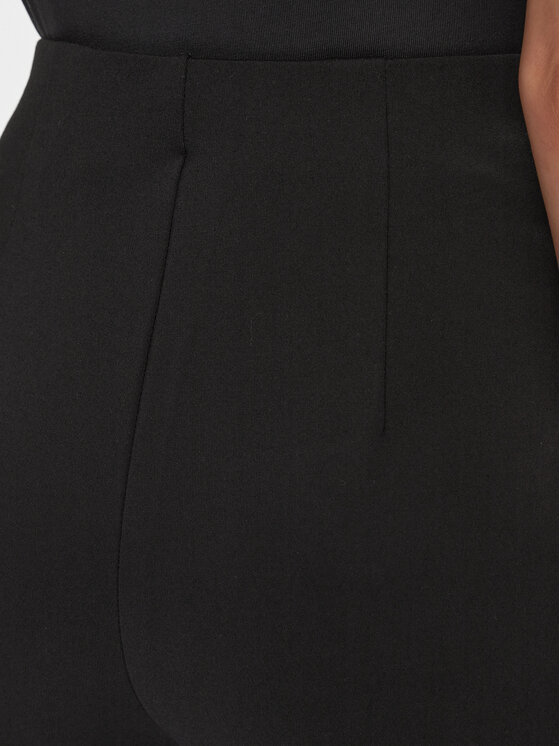 Vila Vila Текстилни панталони Billie 14094017 Черен Regular Fit