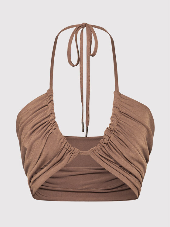 Rage Age Rage Age Bluzka Bea Brązowy Regular Fit