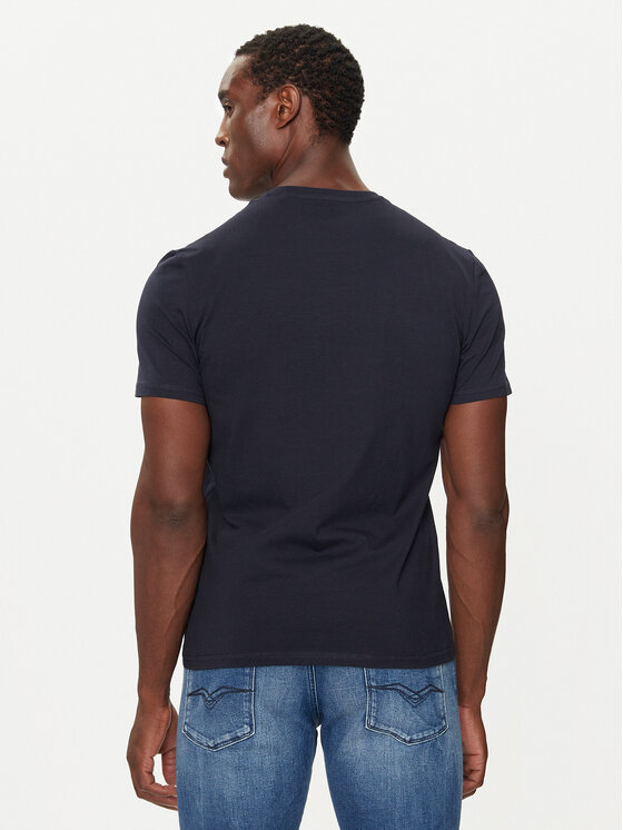 Guess Guess Marškinėliai M4BI35 J1314 Tamsiai mėlyna Regular Fit