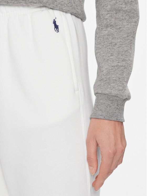 Polo Ralph Lauren Polo Ralph Lauren Spodnji del trenirke Prl Flc Pnt 211943009001 Bela Regular Fit