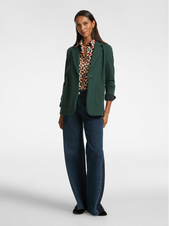 Elena Mirò Elena Mirò Giacca outdoor R053P000089N035 Verde Slim Fit