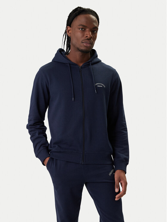 Jack & Jones Jack & Jones Суитшърт College Logo 12288363 Тъмносин Regular Fit