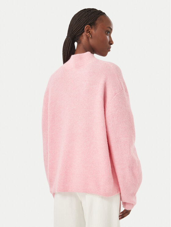 Tommy Jeans Tommy Jeans Megztinis Badge DW0DW23349 Rožinė Relaxed Fit