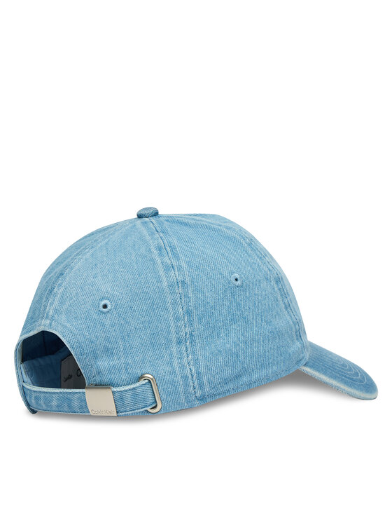 Calvin Klein Calvin Klein Kšiltovka Monogram Embroidery Denim Cap LV04G5003G Modrá