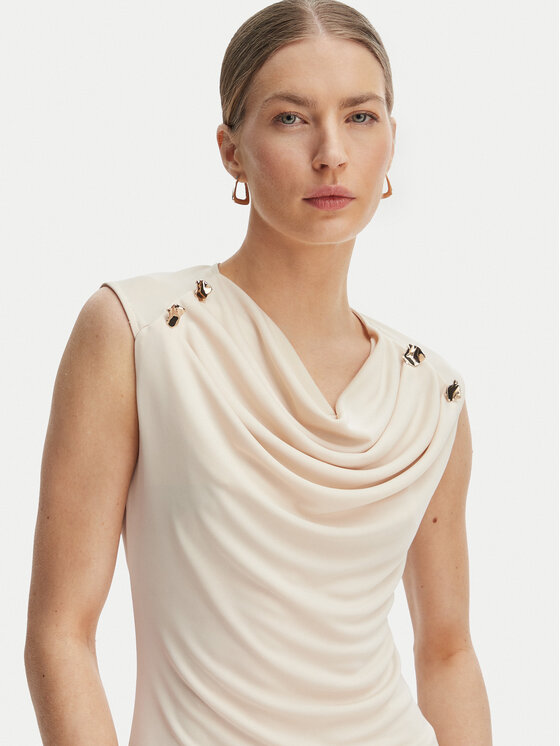 Rinascimento Rinascimento Bluse CFC0128663003 Beige Regular Fit