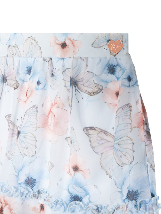 Guess Guess Completo T-shirt e gonna K6RG07 K6YW0 Bianco Regular Fit