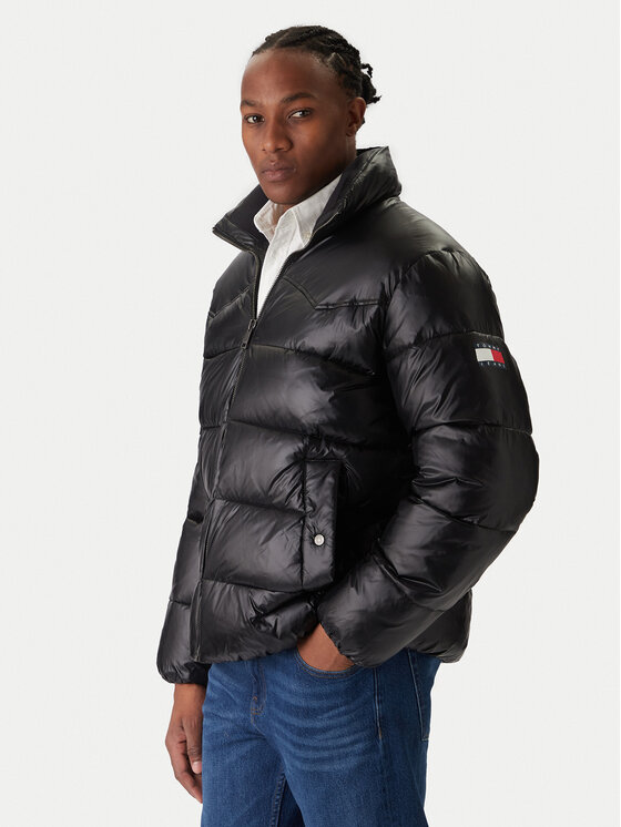 Tommy Jeans Tommy Jeans Geacă de iarnă Western DM0DM22286 Negru Regular Fit