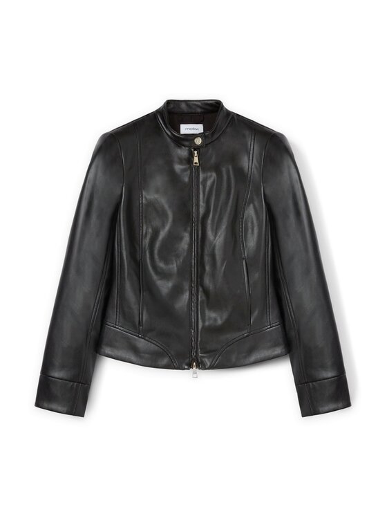 Motivi Motivi Giacca in similpelle R315Q000981N033 Nero Regular Fit