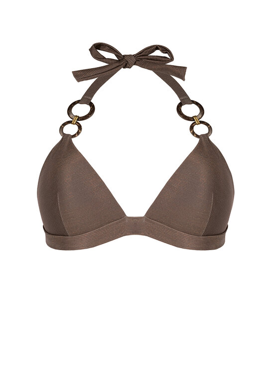 Feba Feba Bikini pezzo sopra FG17B Marrone