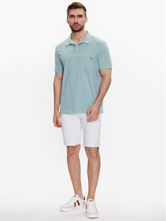 INDICODE INDICODE Pantaloni scurți de blugi Kaden 70-100 Alb Regular Fit