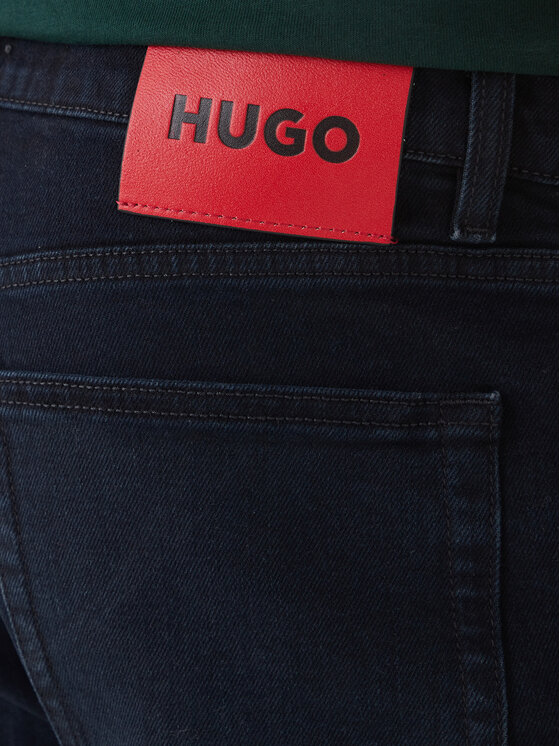 HUGO HUGO Jeans hlače 50517493 Mornarsko modra Extra Slim Fit
