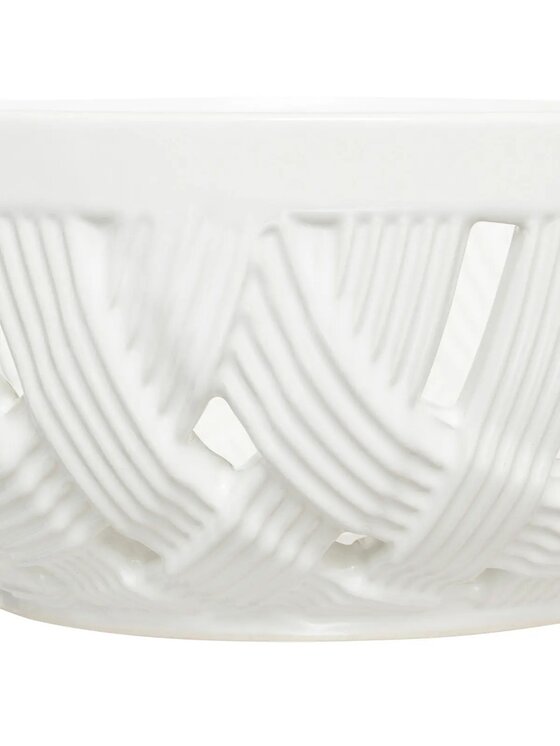 MIAhome MIAhome Misa Ceramiczna w formie koszyka Family Ø25 cm Biały