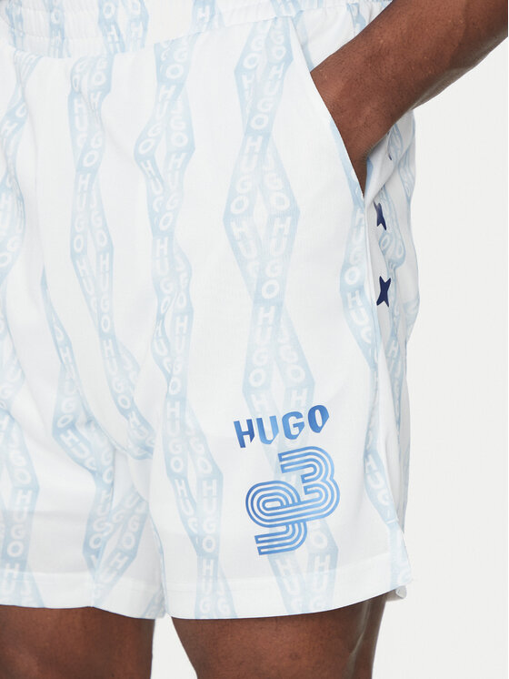HUGO HUGO Szorty kąpielowe Niteam 50536102 Biały Regular Fit