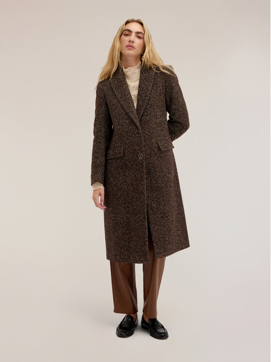 Motivi Motivi Cappotto invernale 0045Q000688N0V2 Marrone Regular Fit