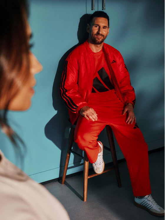 adidas adidas Marškinėliai Essentials Big Logo JE8934 Raudona Regular Fit