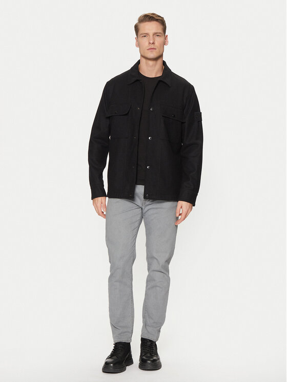 Stone Island Stone Island Μπουφάν μεταβατικό 8115120F4 Μαύρο Regular Fit