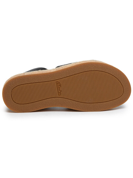 Clarks Clarks Espadrilky Botanic Poppy 261504384 Černá