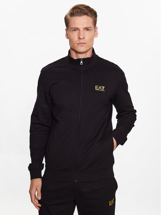 EA7 Emporio Armani EA7 Emporio Armani Trenerka 8NPV51 PJ05Z 0208 Crna Regular Fit