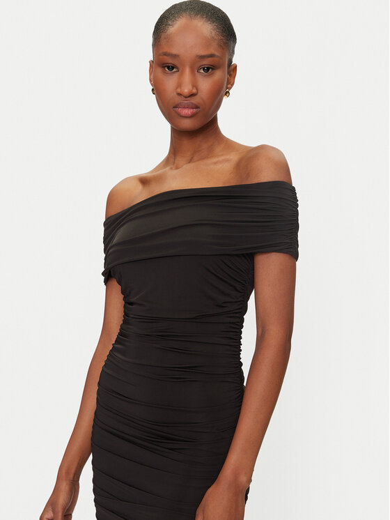 Marciano Guess Marciano Guess Koktel haljina 5GGK39 6259A Crna Regular Fit