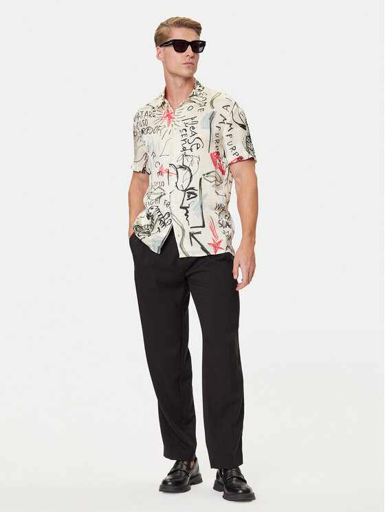 Baldessarini Baldessarini Koszula B3 76002.3725 Biały Regular Fit