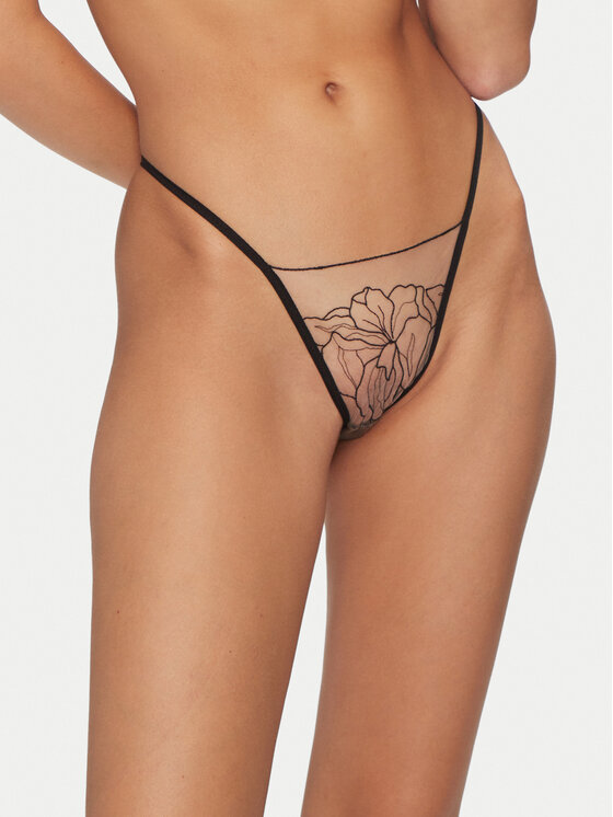 Undress Code Perizoma Blossom 659 Nero, taglia : S