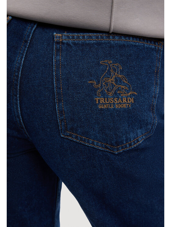 Trussardi Trussardi Jeansy P4409300336N0DB Niebieski jasny Over Fit