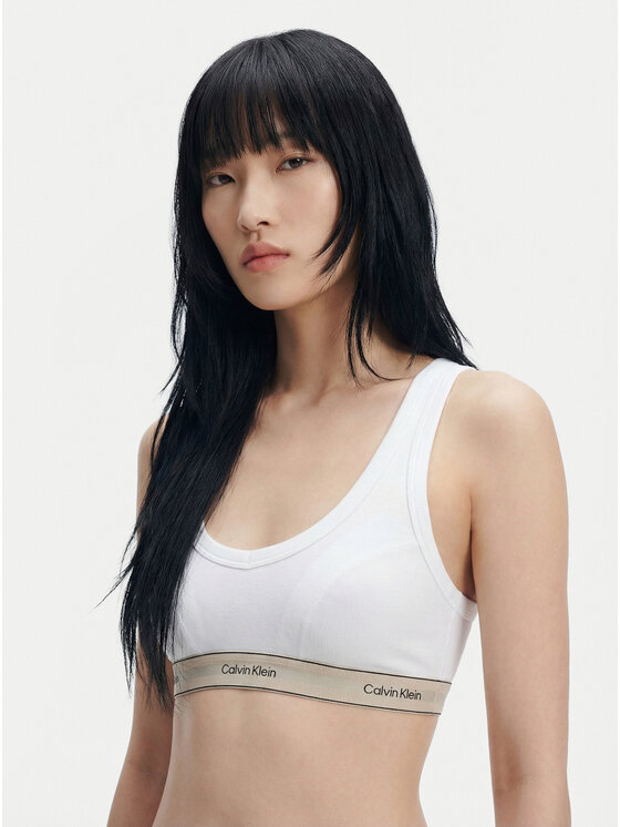 Calvin Klein Calvin Klein Podprsenka Lightly Lined LV00QF8594 Bílá