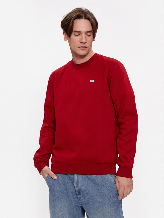 Tommy Jeans Tommy Jeans Džemperis DM0DM09591 Raudona Regular Fit