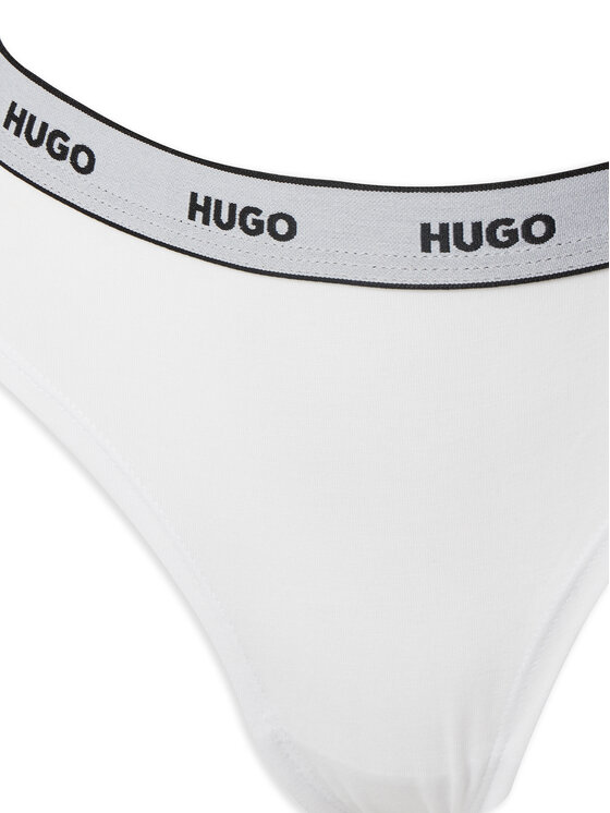 HUGO HUGO 3 db klasszikus alsó Triplet Pack Briefs 50545694 Fehér